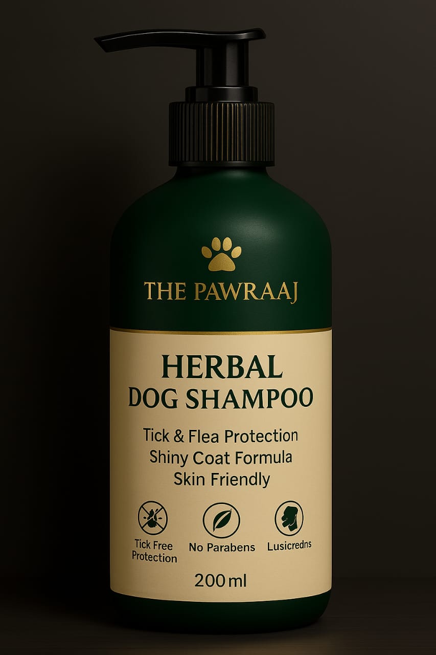 Pawraaj Herbal Dog Shampoo - Tick & Flea
Protection